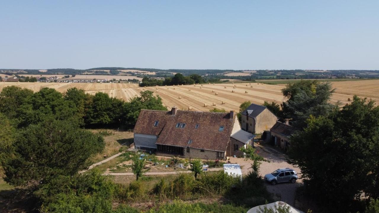 Chambre Avec Sdb Privative En Pleine Campagne Baillou Exterior photo